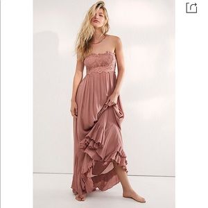 Free People Adella Corset Maxi Dress in Ballet